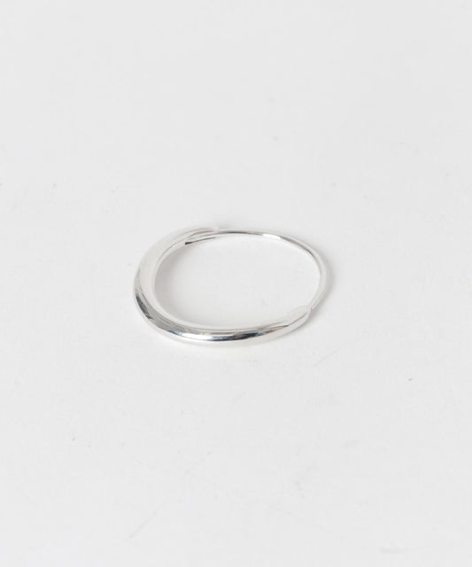 AXEP HOOP L SILVER 圈式耳環