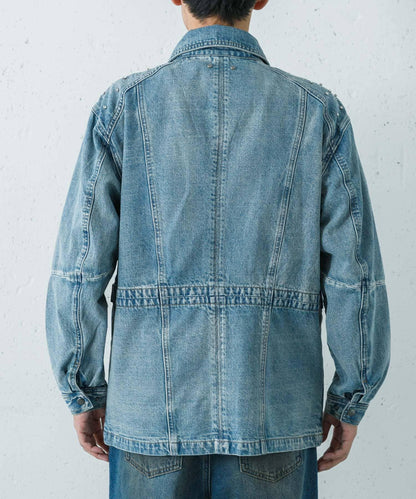 Andersson Bell JEWELED DENIM WORK JACKET 牛仔工裝夾克
