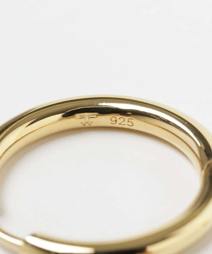 TOM WOOD CLASSIC HOOPS MEDIUM GOLD