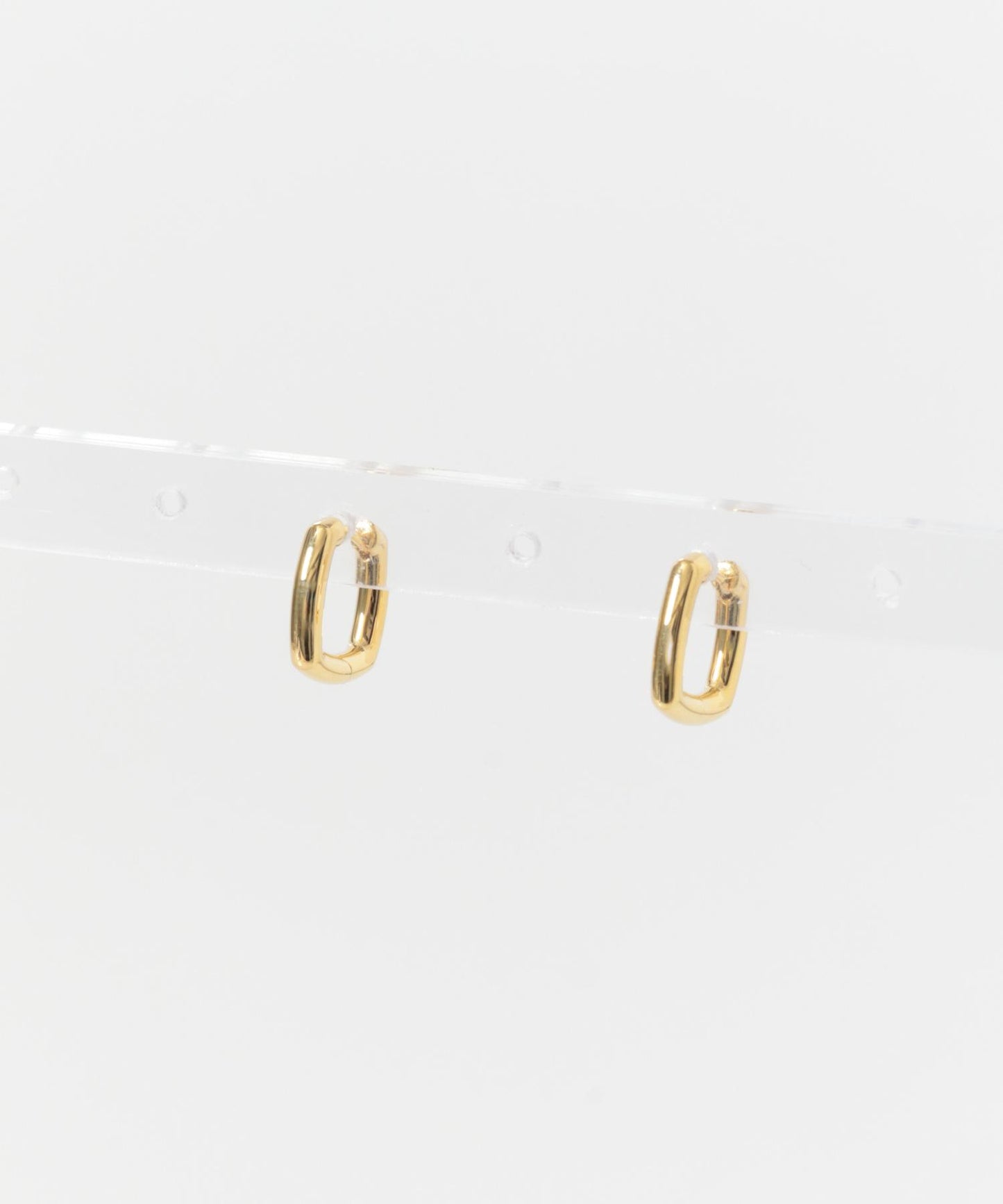 TOM WOOD FRAME HOOPS SMALL GOLD HOOPS