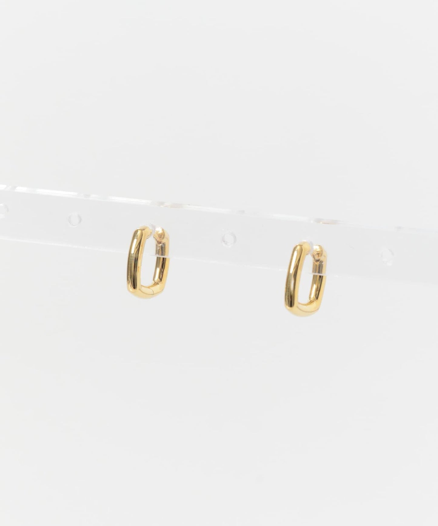 TOM WOOD FRAME HOOPS SMALL GOLD HOOPS