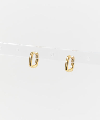 TOM WOOD FRAME HOOPS SMALL GOLD HOOPS