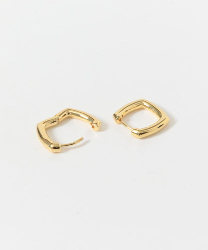 TOM WOOD FRAME HOOPS SMALL GOLD HOOPS