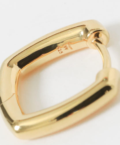 TOM WOOD FRAME HOOPS SMALL GOLD HOOPS