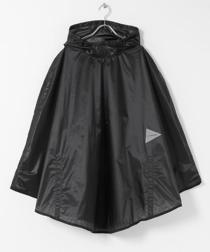 and wander SIL PONCHO 斗篷