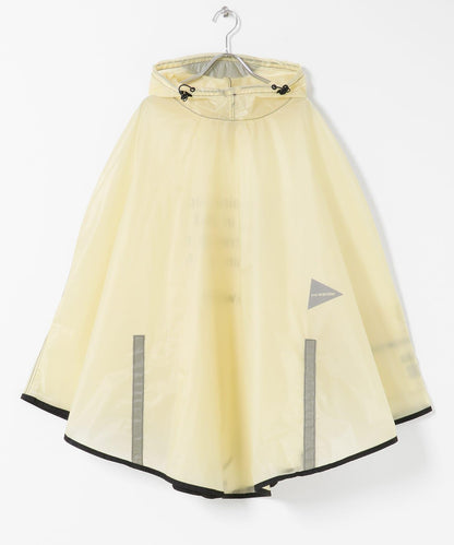 and wander SIL PONCHO 斗篷