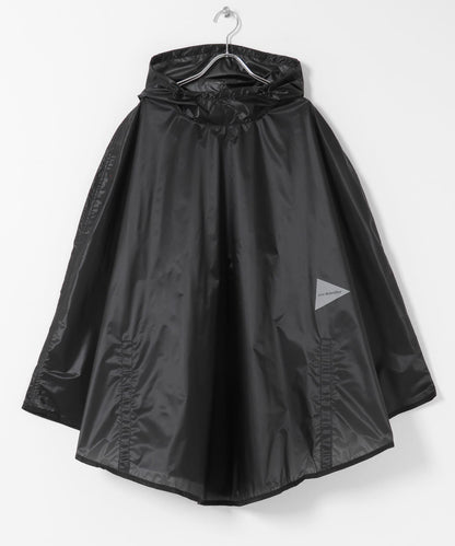 and wander SIL PONCHO 斗篷