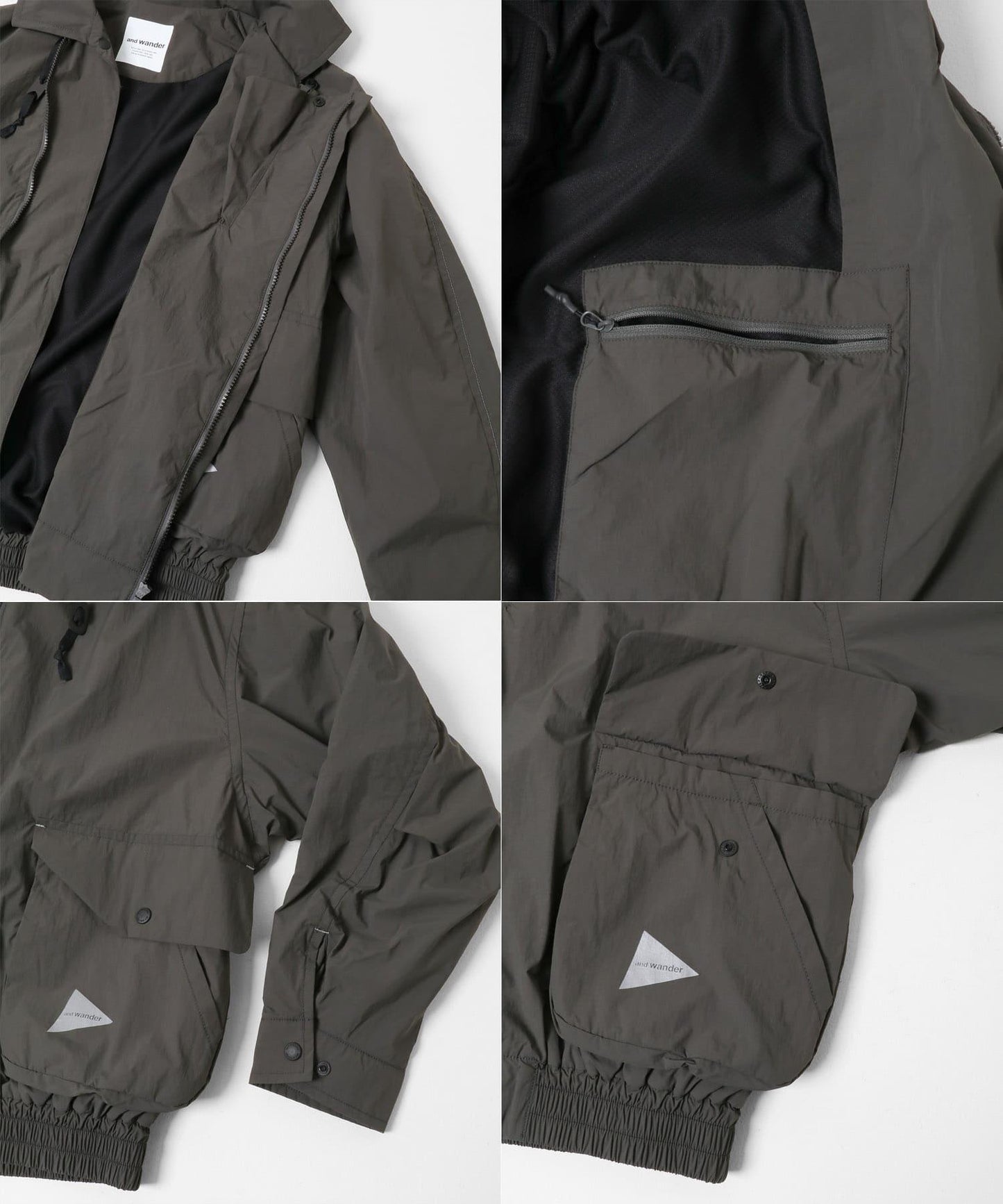 and wander WATER REPELLENT LIGHT JACKET2 夾克