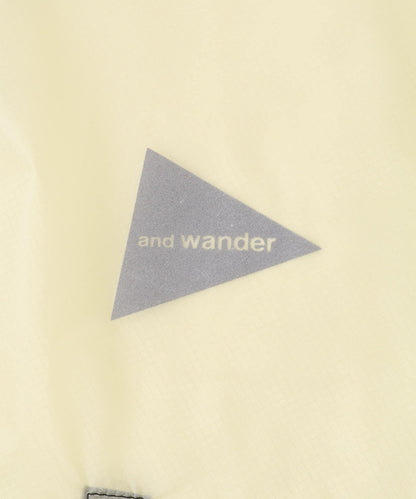 and wander SIL PONCHO 斗篷