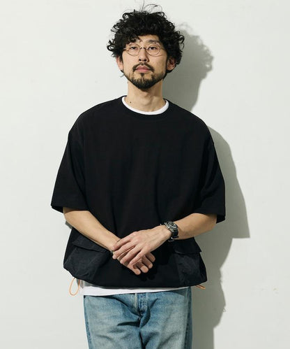 6盎司抽繩側袋 寬鬆版 短袖T恤