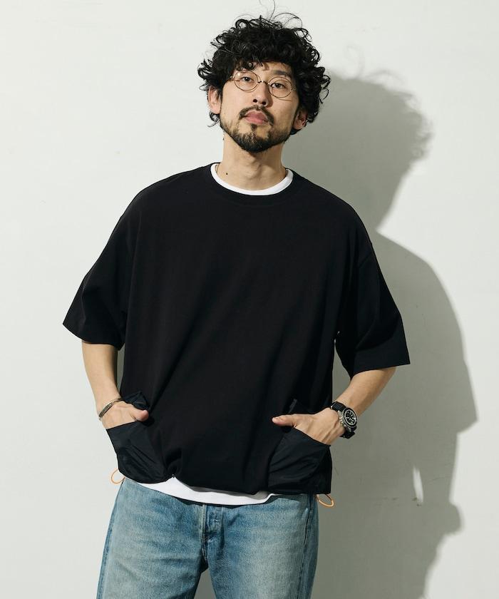 6盎司抽繩側袋 寬鬆版 短袖T恤