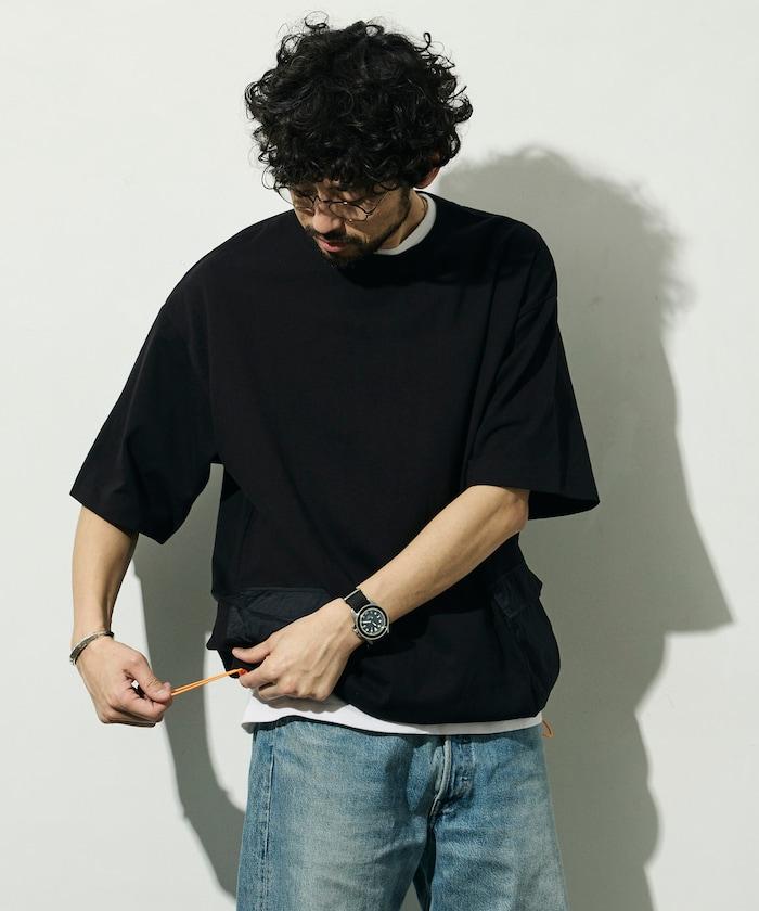 6盎司抽繩側袋 寬鬆版 短袖T恤
