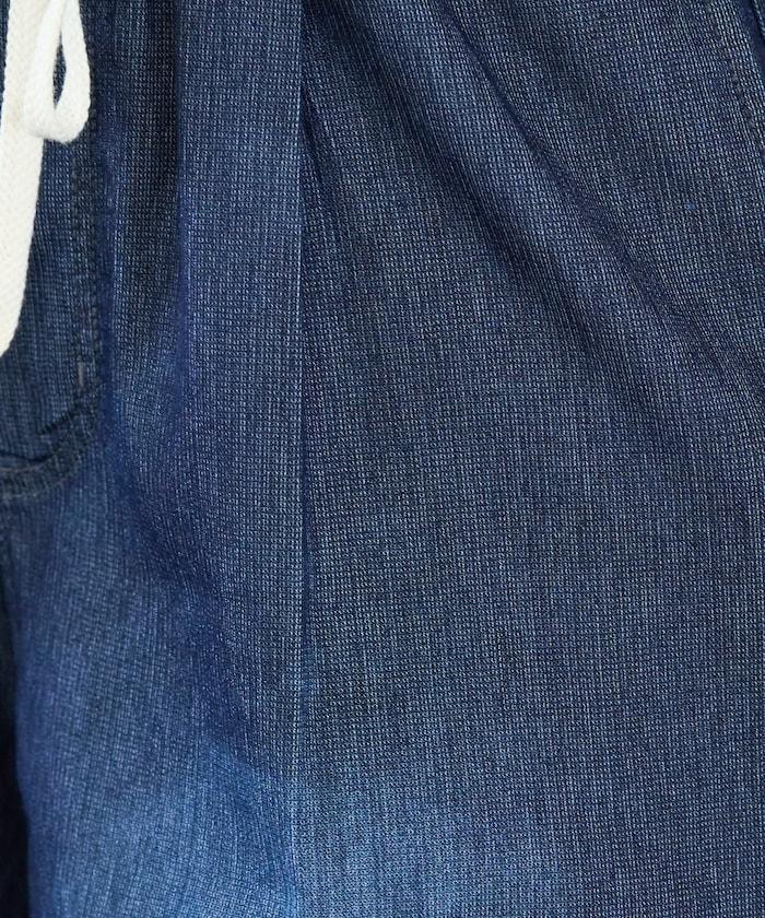 網眼牛仔 冷感吸水速幹 休閒褲