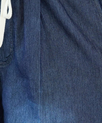 網眼牛仔 冷感吸水速幹 休閒褲