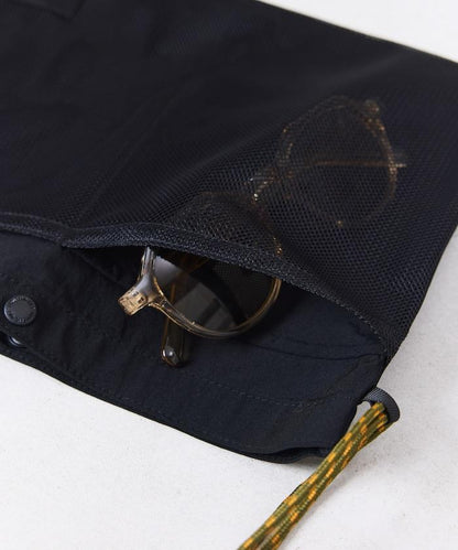 UV防曬 牛仔風 闊腿 揹帶褲