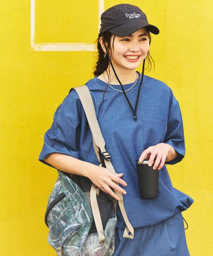 牛仔風短褲套裝（聯名款）