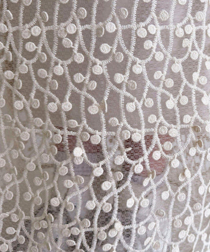 圓點刺繡半身裙