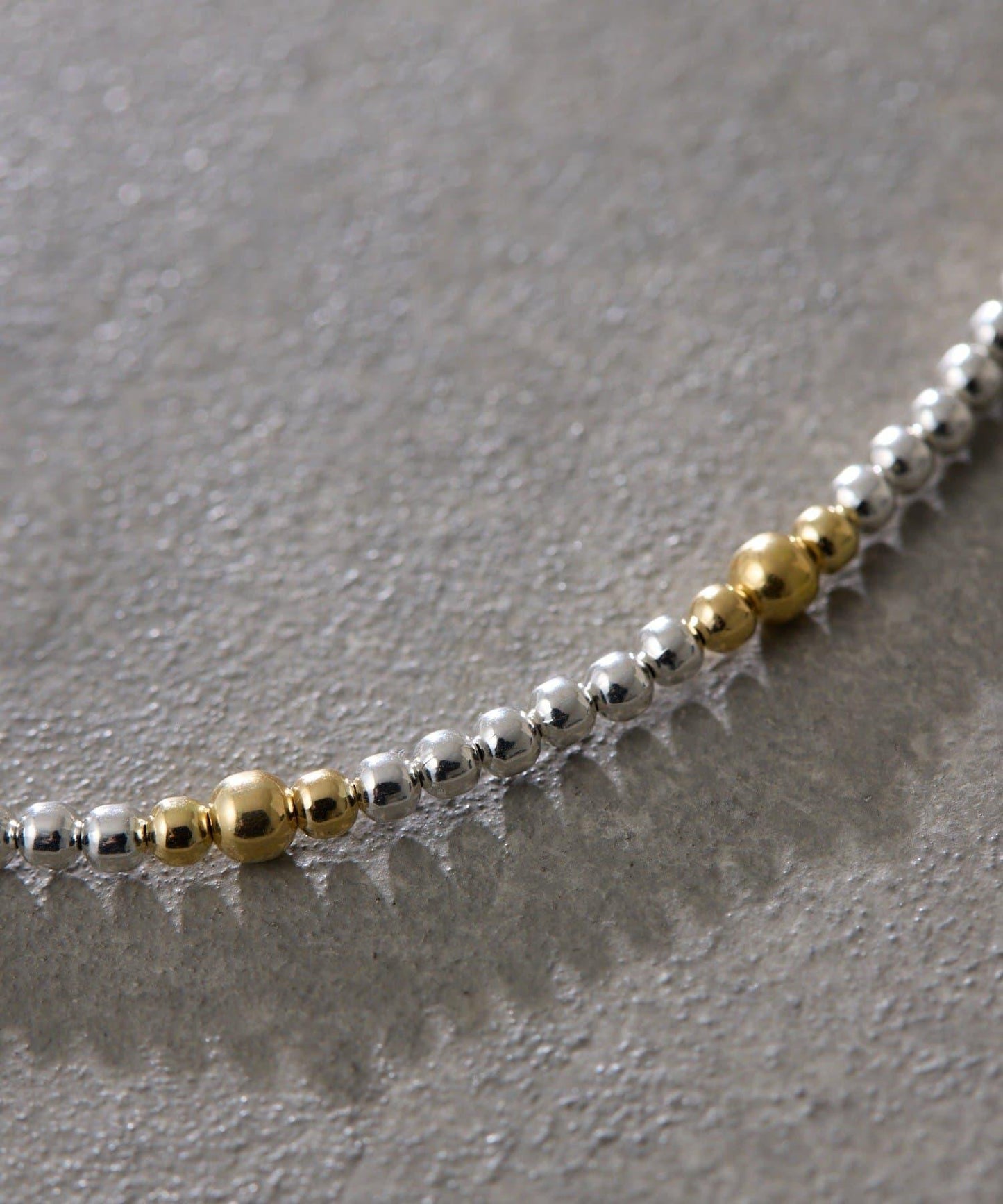 《スターリングシルバー使用》 條紋納瓦霍珍珠3×35 項鍊