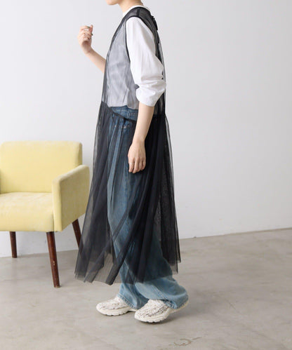 《2點セット/マルチウェイ》 提花網紗 多穿法 套裝連衣裙 SUM1 STYLE