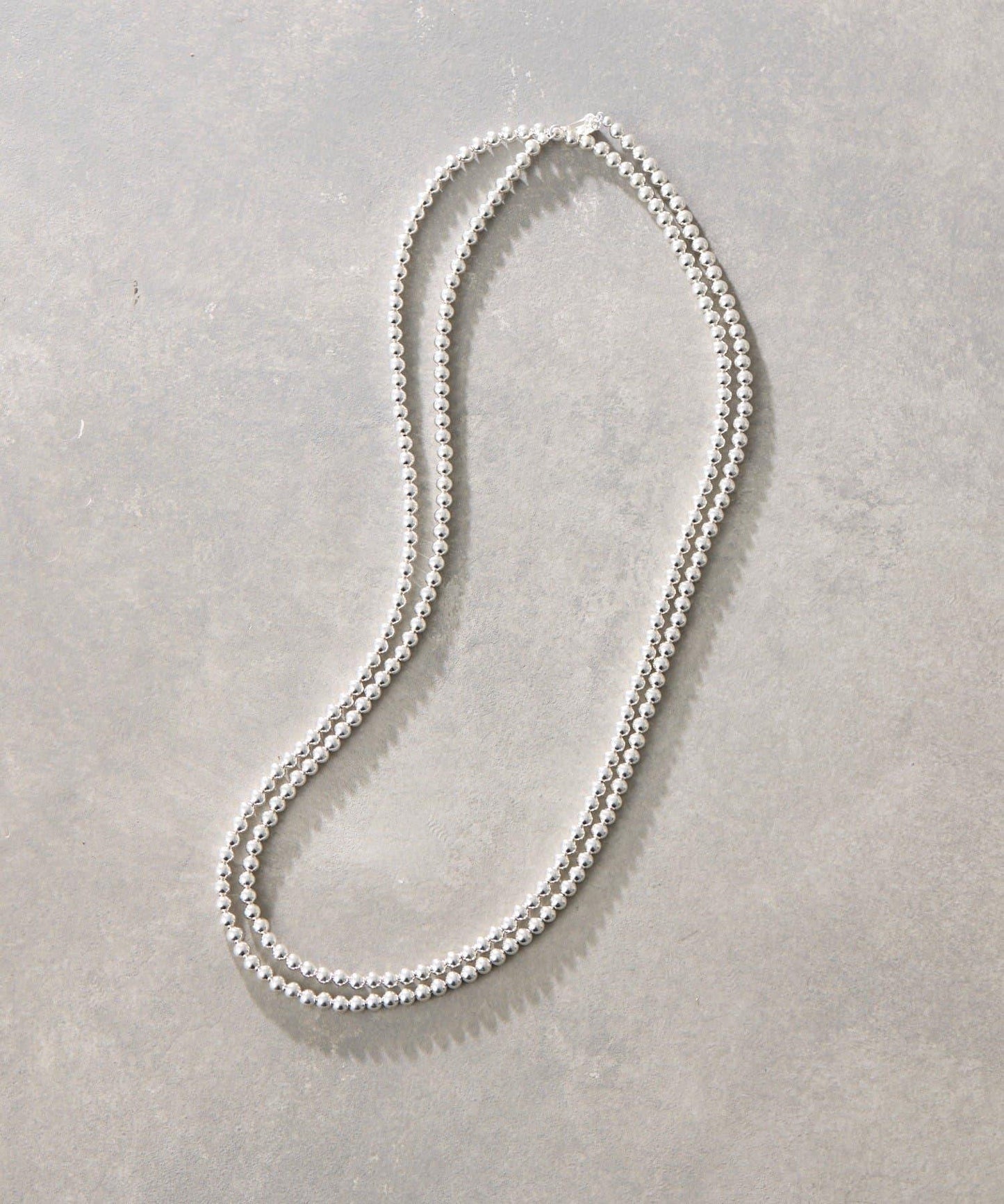 《スターリングシルバー使用》 納瓦霍珍珠 5×125 項鍊