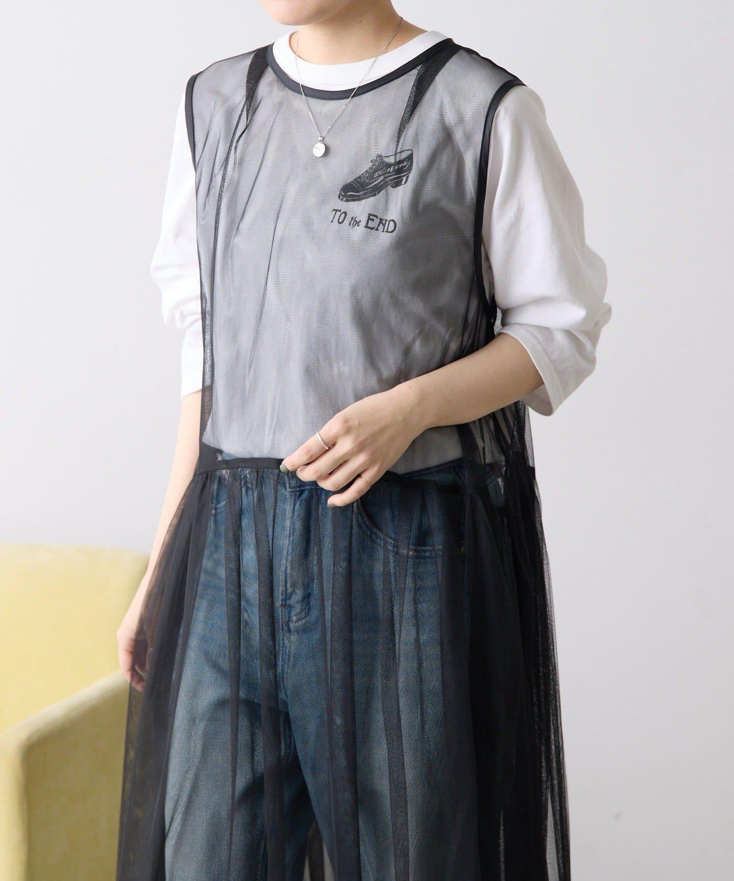 《2點セット/マルチウェイ》 提花網紗 多穿法 套裝連衣裙 SUM1 STYLE