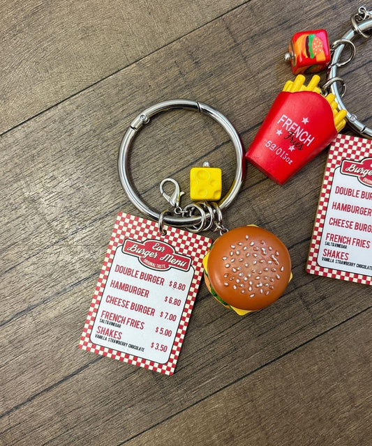 漢堡店造型掛件