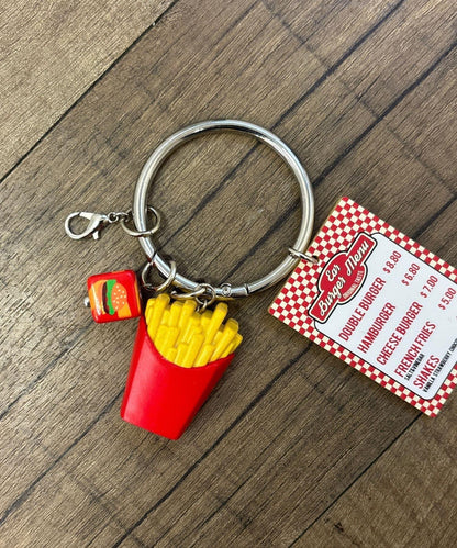 漢堡店造型掛件