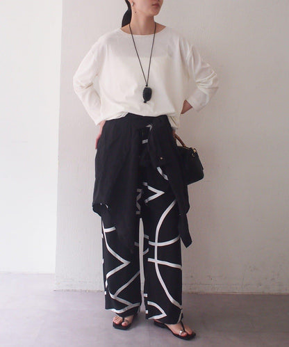 竹節長袖T恤