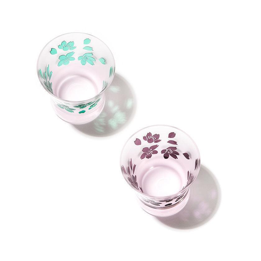 【彫刻 夢柄子】桜紋 ぐい呑ペア(容量90ml) | TABLEAU