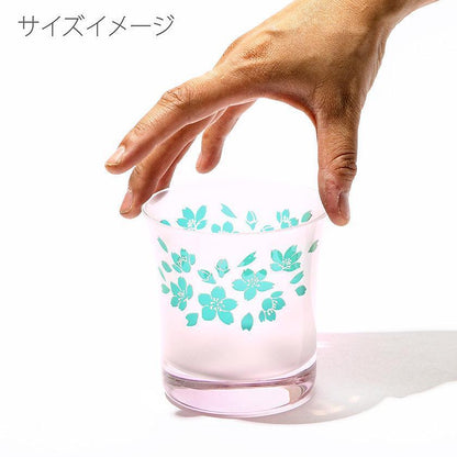 【彫刻 夢柄子】桜紋 オールドグラス | TABLEAU