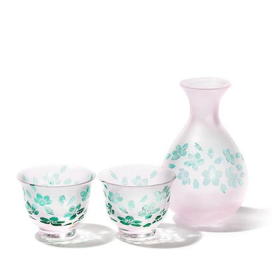 【彫刻 夢柄子】桜紋 酒器三点揃 | TABLEAU