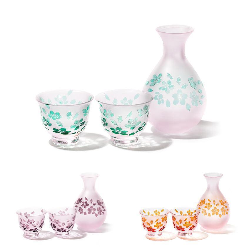 【彫刻 夢柄子】桜紋 酒器三点揃 | TABLEAU