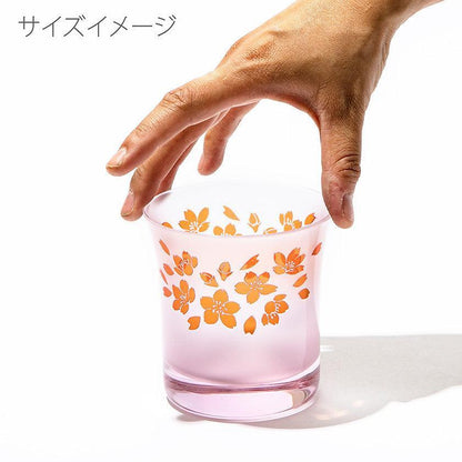 【彫刻 夢柄子】桜紋 オールドグラス | TABLEAU