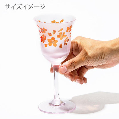 【彫刻 夢柄子】桜紋 ワイングラスペア | TABLEAU