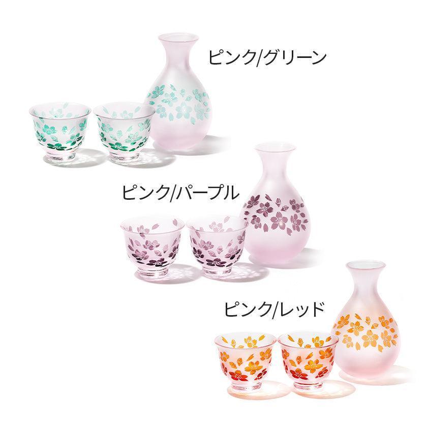 【彫刻 夢柄子】桜紋 酒器三点揃 | TABLEAU