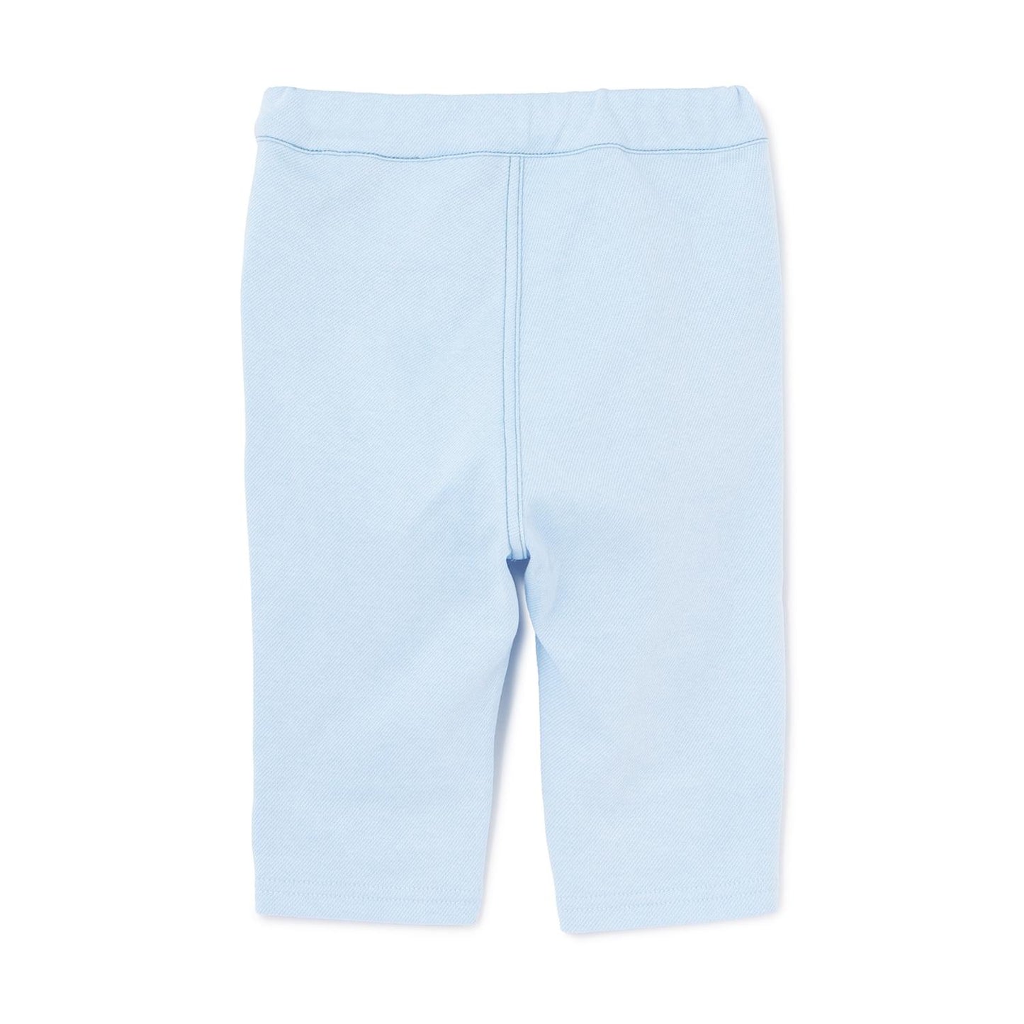 褲腳蝴蝶結兔耳設計 七分針織褲