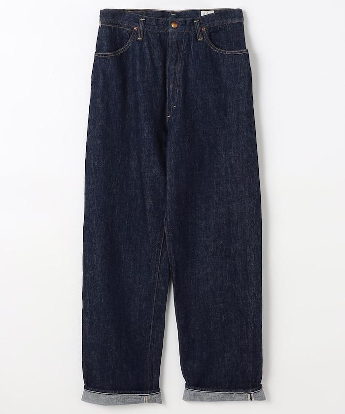 高腰 Selvedge Denim 直筒牛仔褲