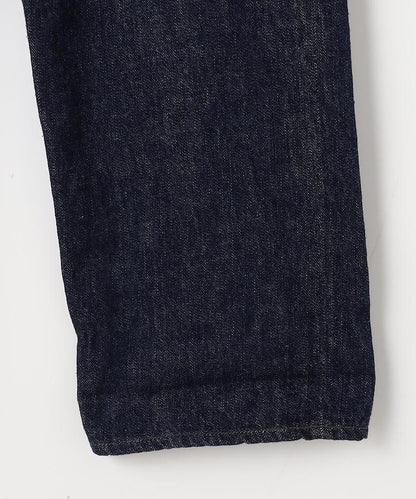 高腰 Selvedge Denim 直筒牛仔褲