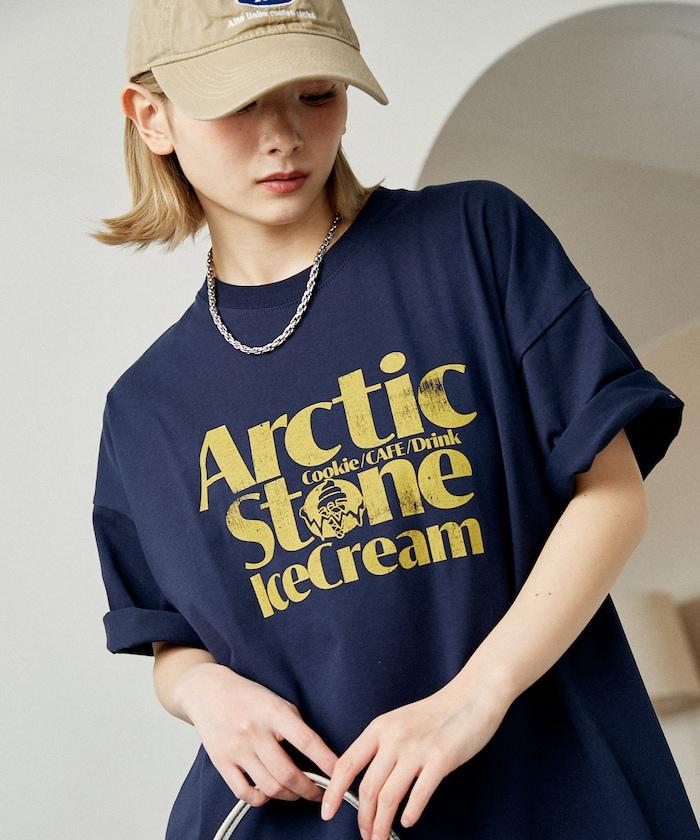 LOVE POP STUDIO ICE CREAM SHOP 標誌圖案 T恤