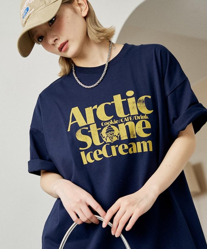 LOVE POP STUDIO ICE CREAM SHOP 標誌圖案 T恤