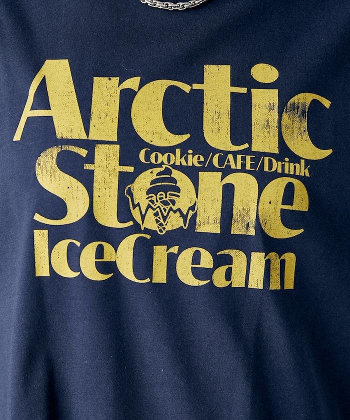 LOVE POP STUDIO ICE CREAM SHOP 標誌圖案 T恤