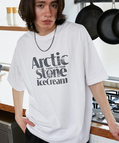 LOVE POP STUDIO ICE CREAM SHOP 標誌圖案 T恤