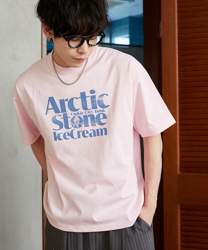 LOVE POP STUDIO ICE CREAM SHOP 標誌圖案 T恤