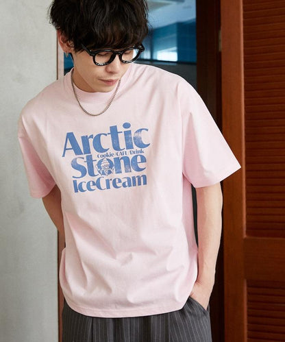LOVE POP STUDIO ICE CREAM SHOP 標誌圖案 T恤