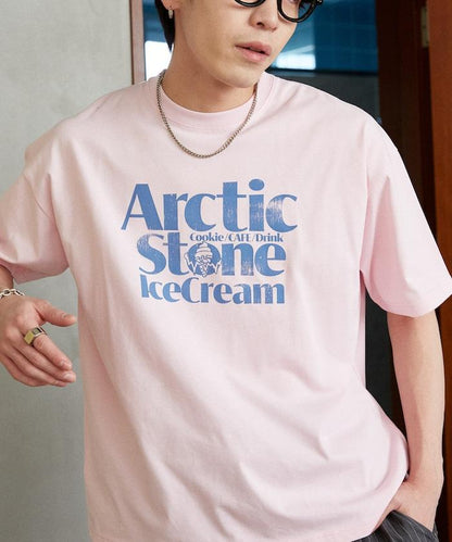 LOVE POP STUDIO ICE CREAM SHOP 標誌圖案 T恤