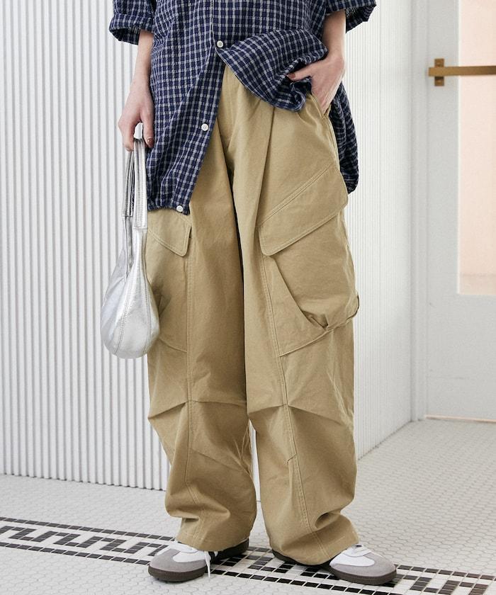 LOVE POP STUDIO 斜紋工裝褲