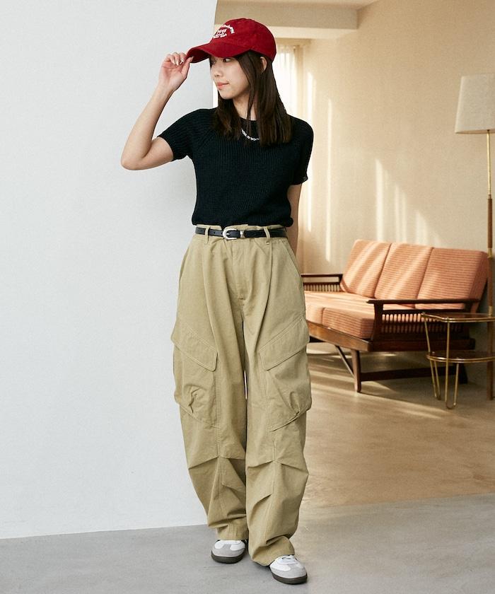 LOVE POP STUDIO 斜紋工裝褲