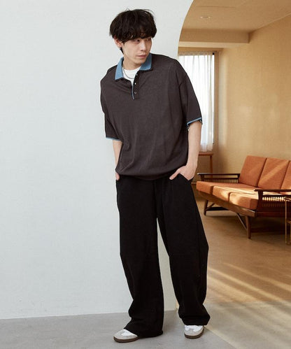 LOVE POP STUDIO 領口疊層設計 針織POLO衫