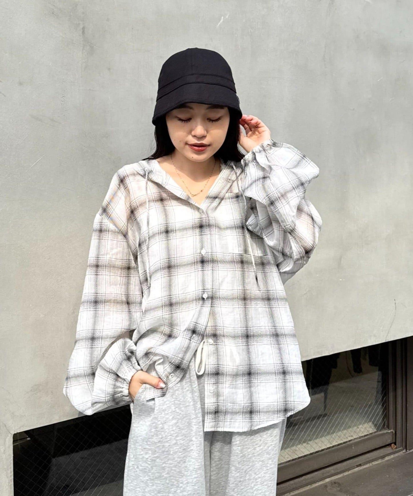 FOX 棉麻軍風帽子