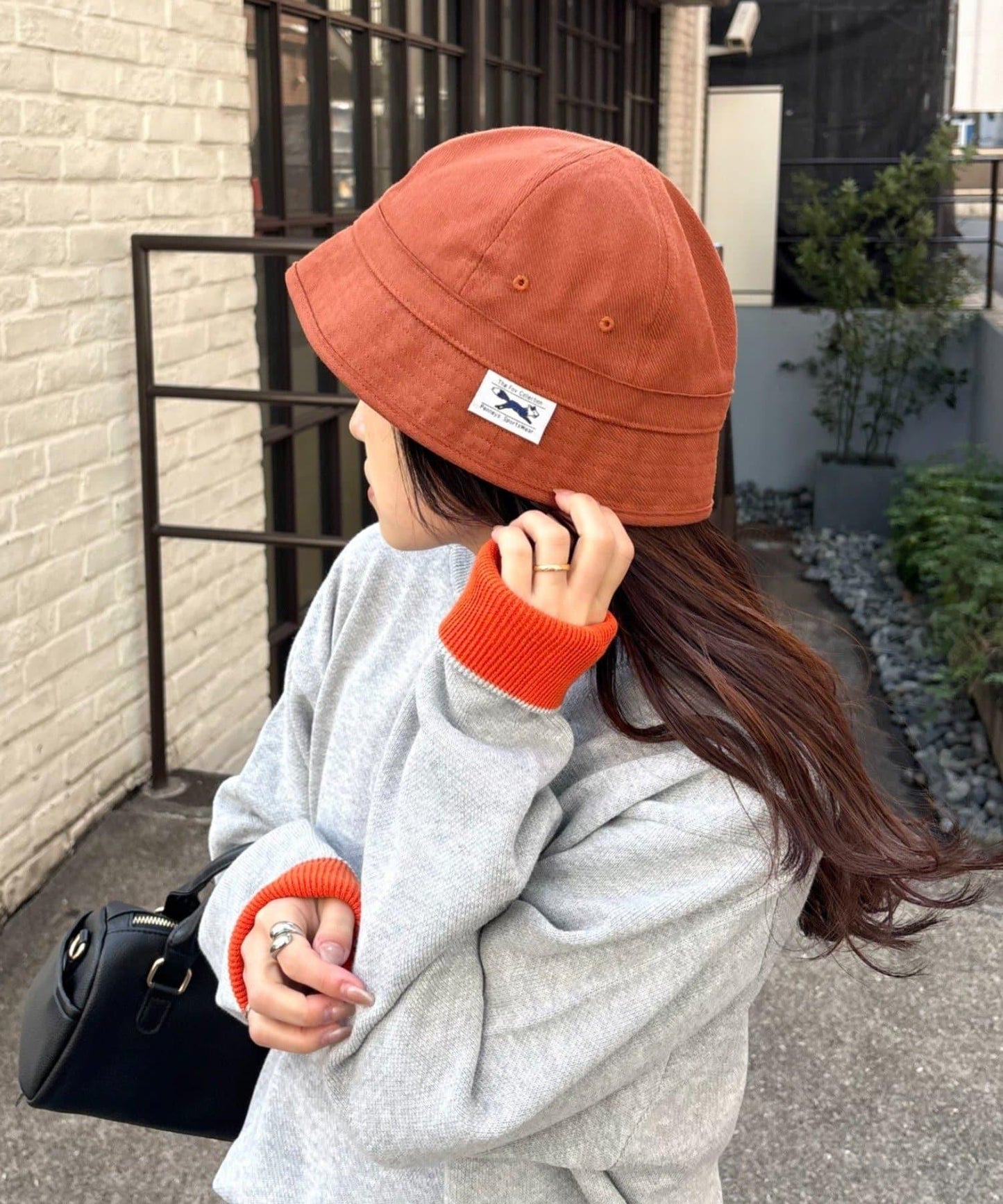 FOX 棉麻軍風帽子